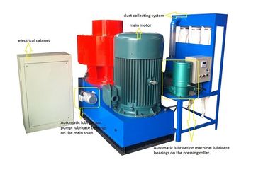 الصين Ring Die Wood Pellet Mill Automatic Lubrication Dust Collecting System 55KW المزود