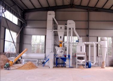 الصين أتمتة عالية الخشب بيليه معدات الإنتاج مع ناقل بلف، تبريد فاصل المزود