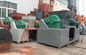 Shredder 800 model 1-4T/H capacity, double roller shredder for timbers, wood blocks, steels, rubbers, and kitchen waste المزود